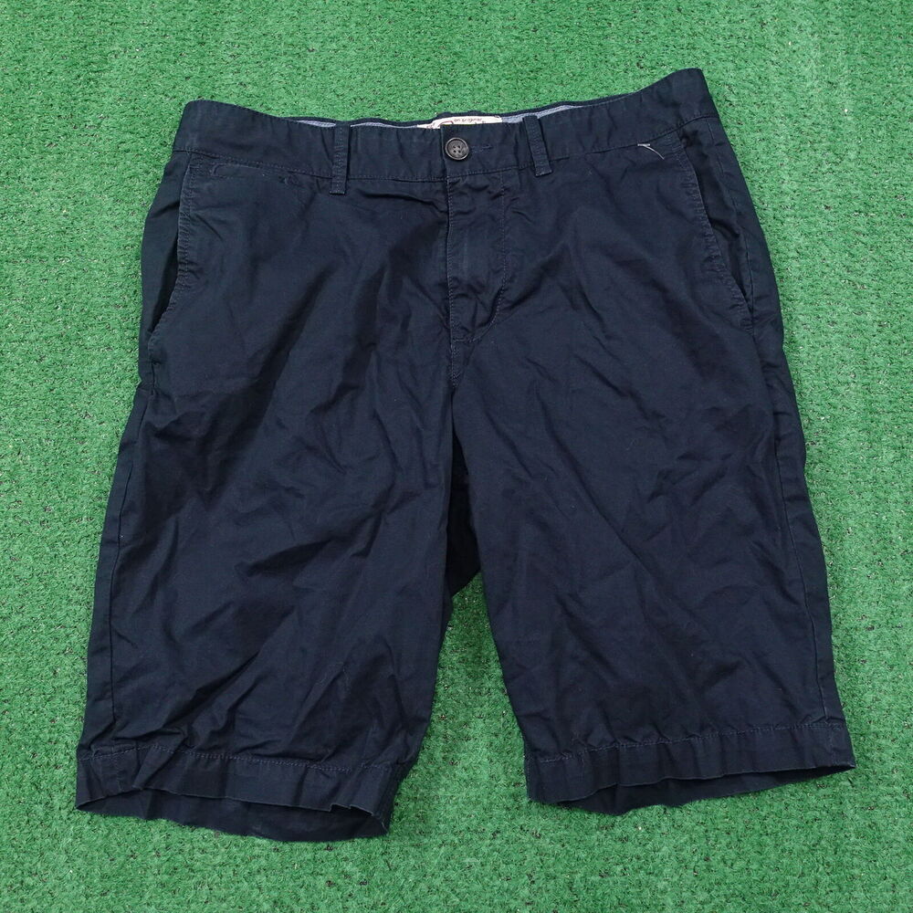 PENGUIN BY MUNSINGWEAR NAVY BLUE CHINO SHORTS MENS SIZE 30